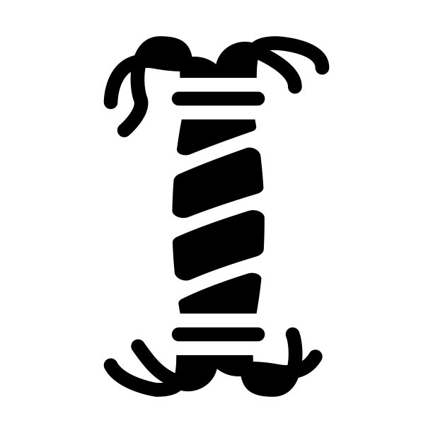 玩有趣的宠物玩具字形图标矢量插图图片下载