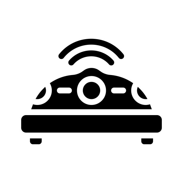 声音宠物玩具字形图标矢量插图图片下载