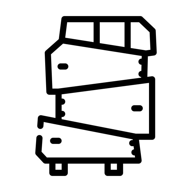 非标家具线图标矢量插图图片下载