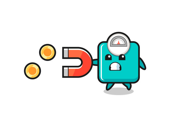 品格重量秤握磁铁抓图片下载