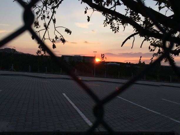 日落和公园图片下载