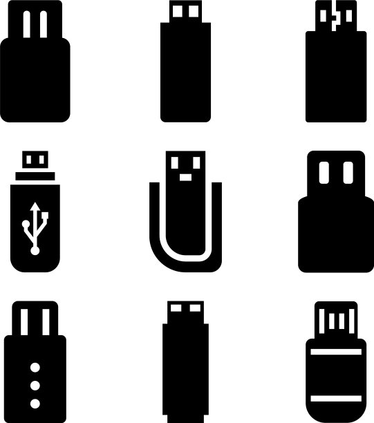 闪存盘图标集图片下载