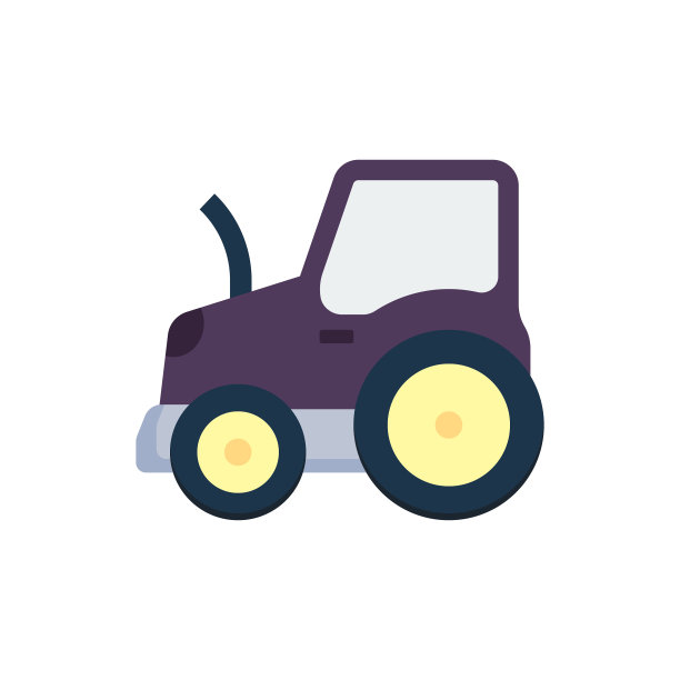 农业拖拉机图标图片下载