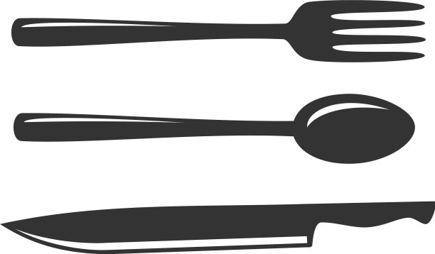 准备好匙叉和刀图片下载