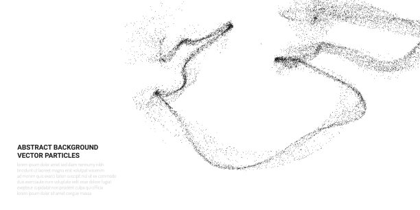 摘要基于颗粒流运动的三维图像图片下载