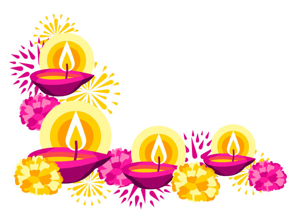 排灯节贺卡快乐图片下载