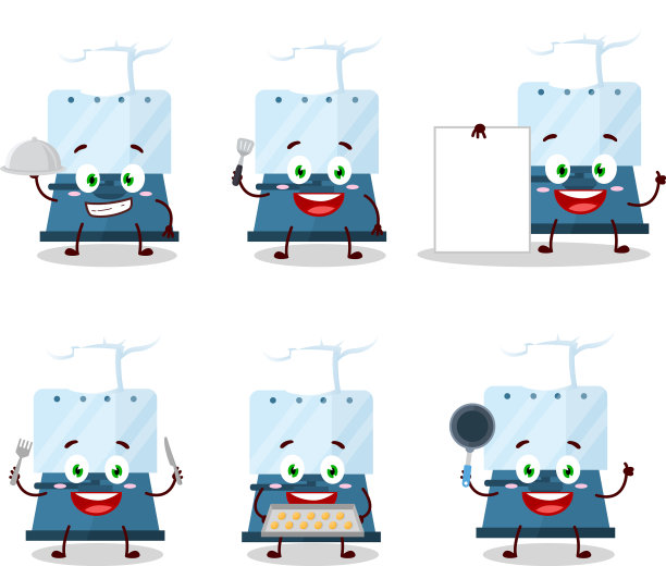 卡通人物自动浓缩咖啡图片下载