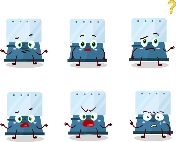 卡通人物自动浓缩咖啡图片下载