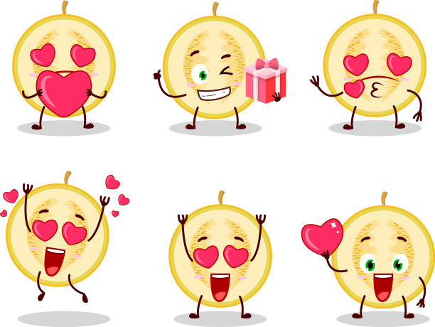 切黄瓜卡通配爱萌表情图片下载