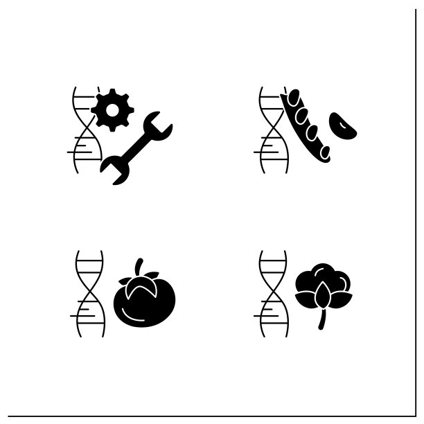 转基因生物字形图标设置图片下载