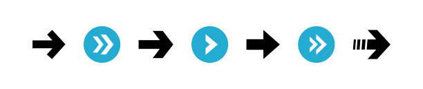 超级设置不同的箭头标记。箭头指针集合。平面样式矢量插图图片下载