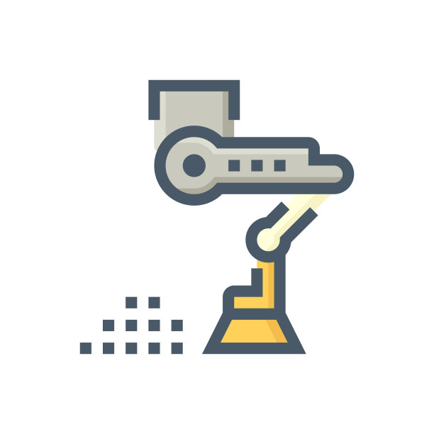 清洁机器人和家居矢量图标设计。48x48像素完美和可编辑的笔触。图片下载