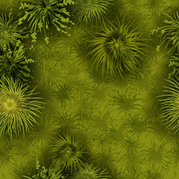 绿草无缝图案，矢量场纹理，自然游戏环境背景。图片下载