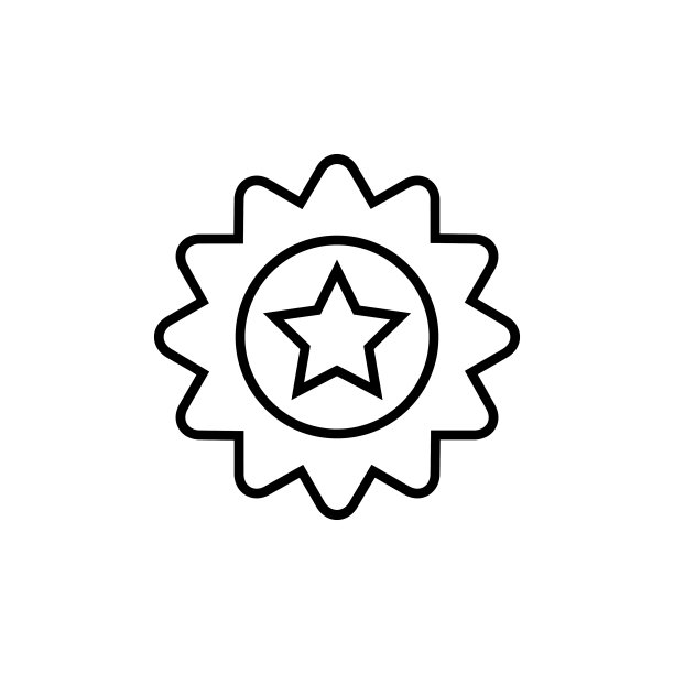星星贴纸图标图片下载