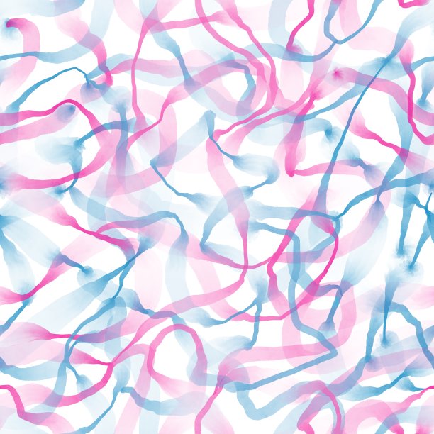 无缝模式抽象水彩条纹绘制的画笔图片下载