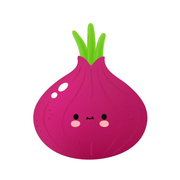 可爱搞笑的红洋葱蔬菜配脸。矢量卡通卡哇伊涂鸦人物插图图标。红洋葱蔬菜卡通人物吉祥物概念。在白色背景上隔离图片下载