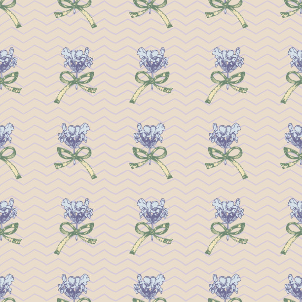 无缝图案与手绘草图可爱图片下载