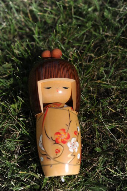 日本木kokeshi人偶图片下载