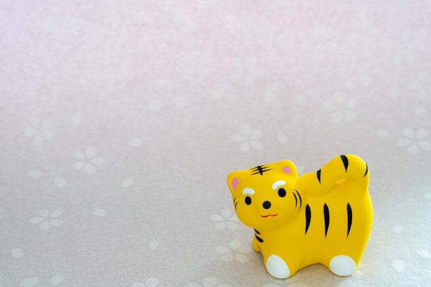 2022年新年贺卡图片(樱花，小，右)图片下载