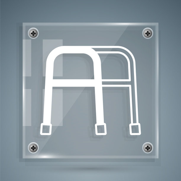 异步行者为残疾人图标隔离上图片下载