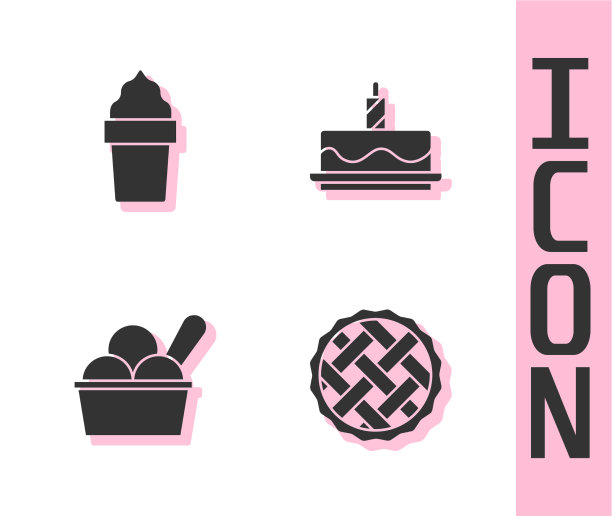 将自制派冰淇淋放入华夫饼筒中图片下载