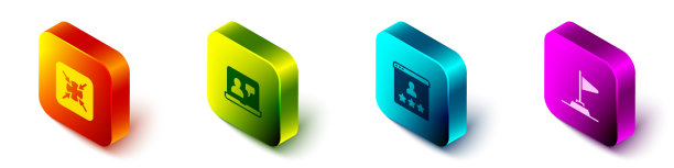 设定在线教育客户等距目标图片下载