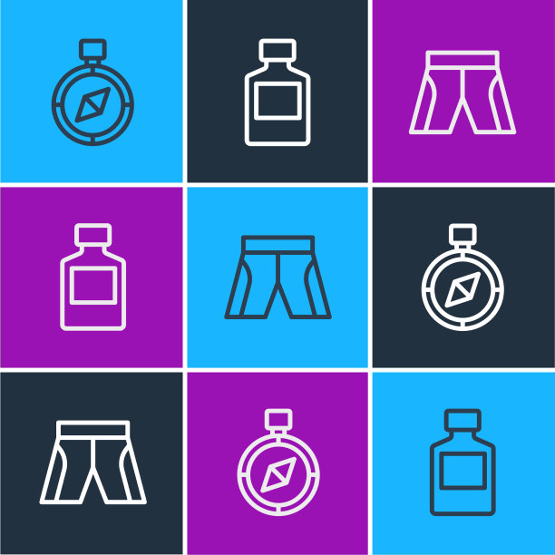 设好罗盘线和威士忌图片下载