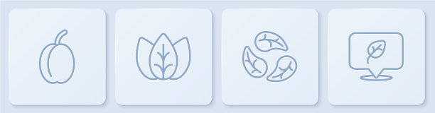 套行李子果叶或纯素叶图片下载