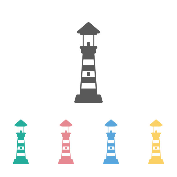 灯塔图标图片下载