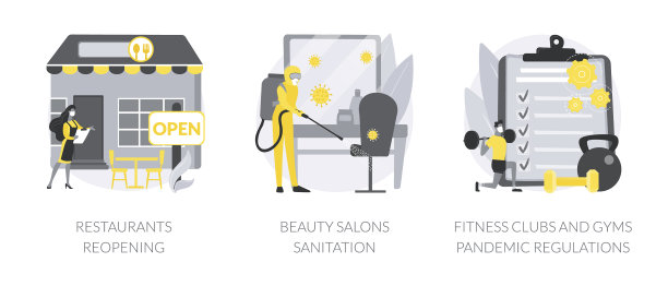 大流行业务适应抽象概念图片下载