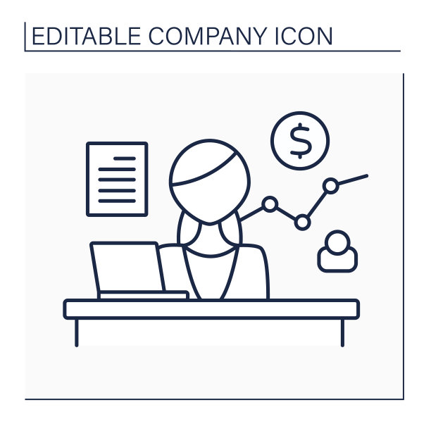 销售部门线图标图片下载