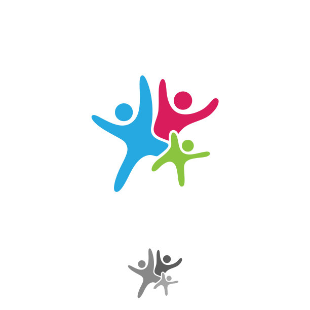 丰富多彩的抽象人物图标符号图片下载