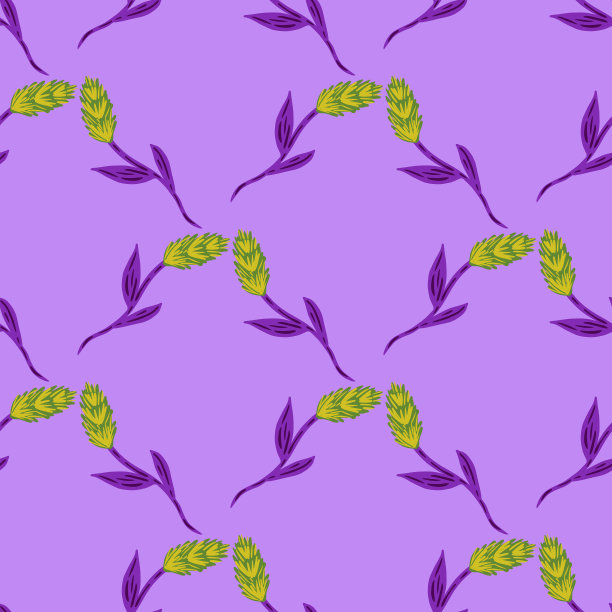 几何风格无缝图案与农业图片下载