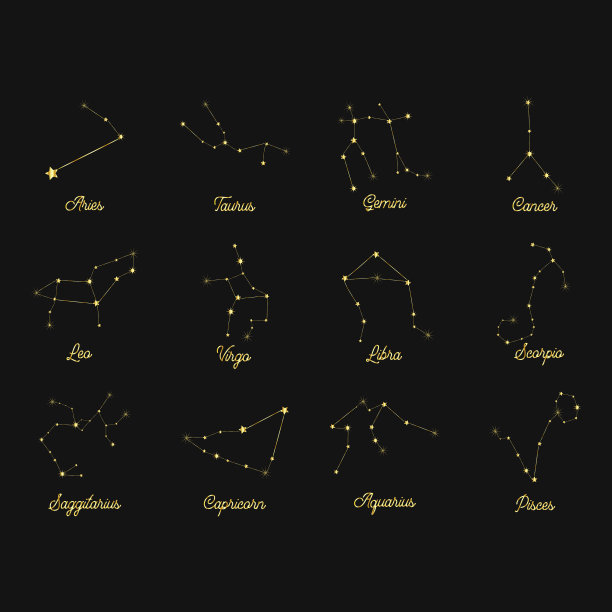 星座收藏12生肖与星座图片下载