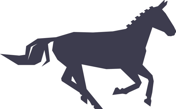 侧视赛马剪影骑马图片下载