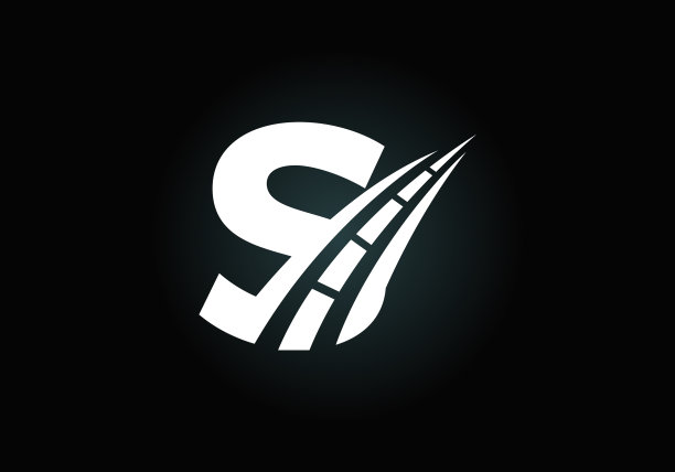 字母s配路标唱创意设计图片下载