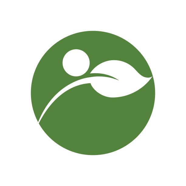 人叶标志设计模板图片下载