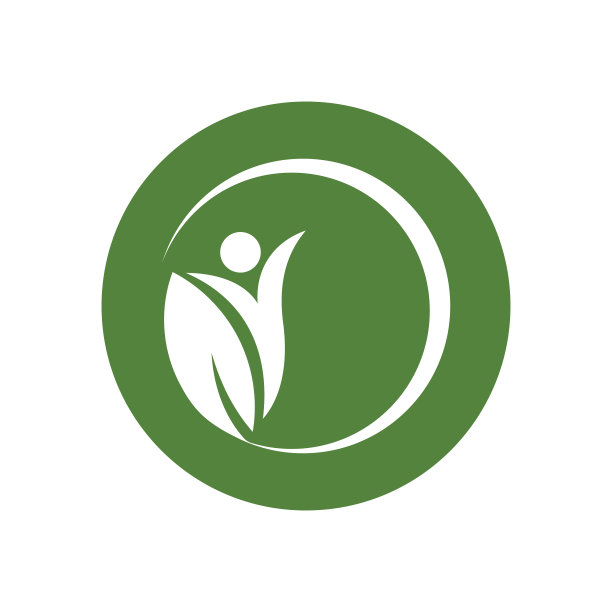 人叶标志设计模板图片下载