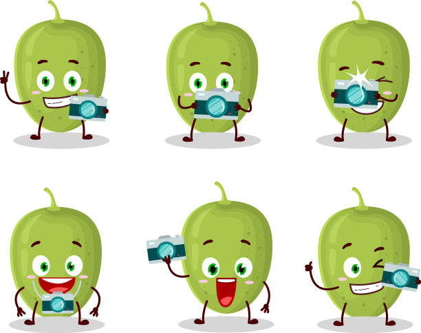 摄影师专业橄榄表情符号图片下载