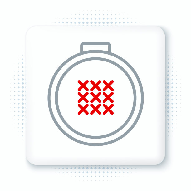 线圆可调绣花箍图标图片下载