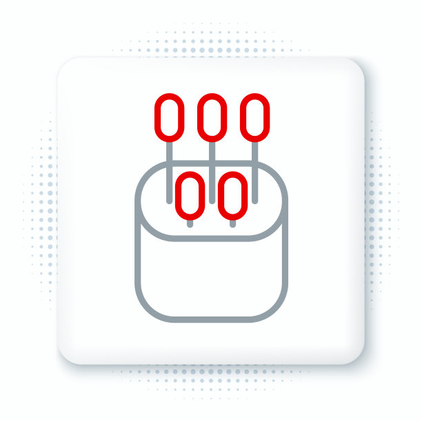 用棉签行耳图标隔离在白色上图片下载