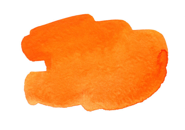 抽象的红色和黄色水彩纸纹理插图的垃圾设计，古董卡，模板。水彩秋天剪纸艺术图片下载