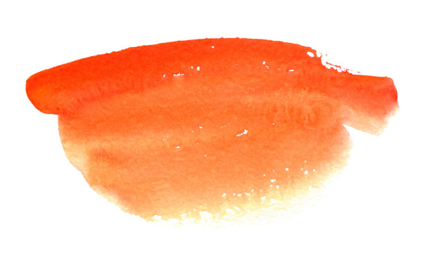 抽象的红色和黄色水彩纸纹理插图的垃圾设计，古董卡，模板。水彩秋天剪纸艺术图片下载