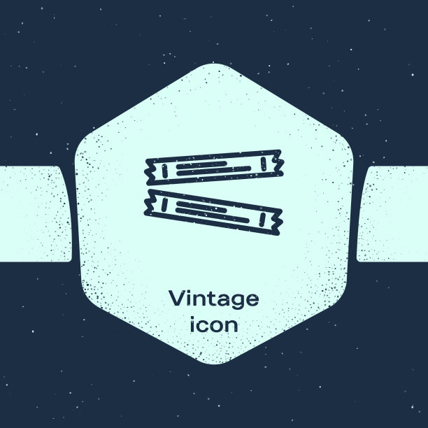 垃圾线糖棒包装图标孤立图片下载