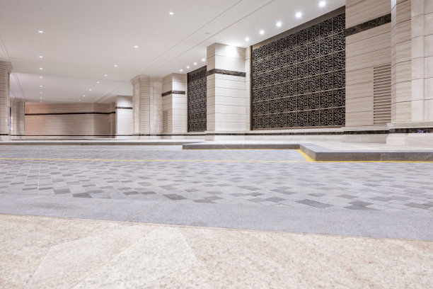 酒店入口，大堂，空旷，广场，背景图片下载