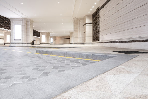 酒店入口，大堂，空旷，广场，背景图片下载