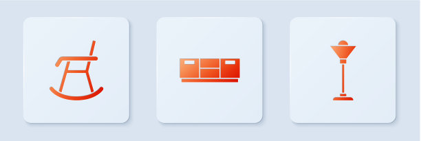 家具、床头柜、扶手椅、落地灯图片下载