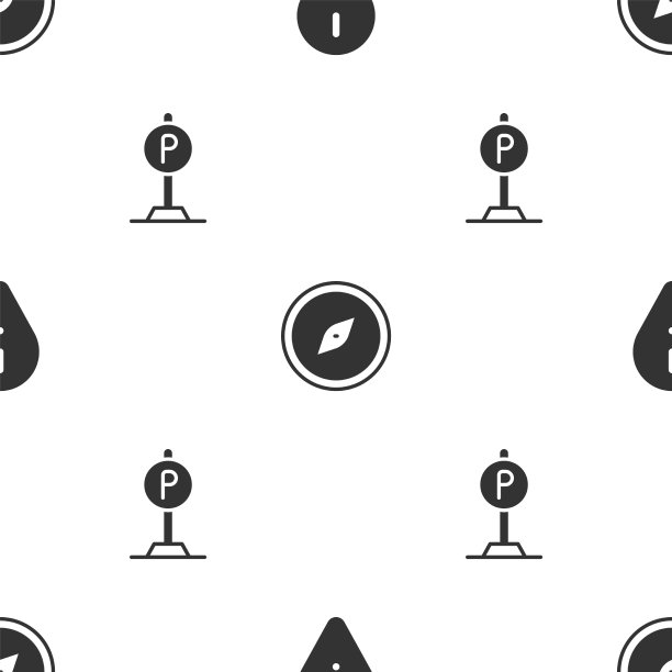 用感叹号指南针和设置位置图片下载