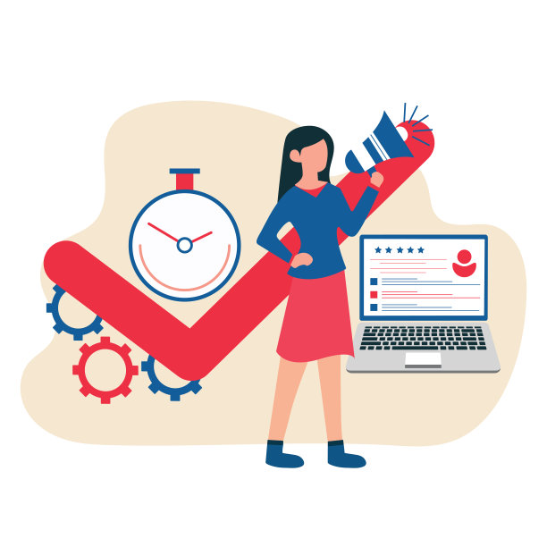 具有时间管理理念的多任务女商人，具有商业背景的有效管理图片下载