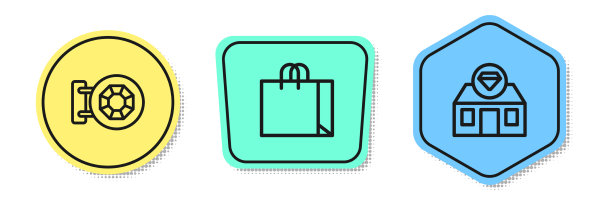 集行饰品店购物袋和珠宝图片下载